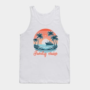 family cruise vacation Tank Top